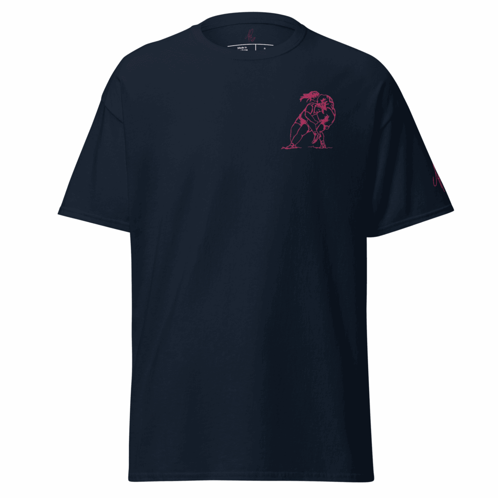 unisex-classic-tee-navy-front-690a4182bf432