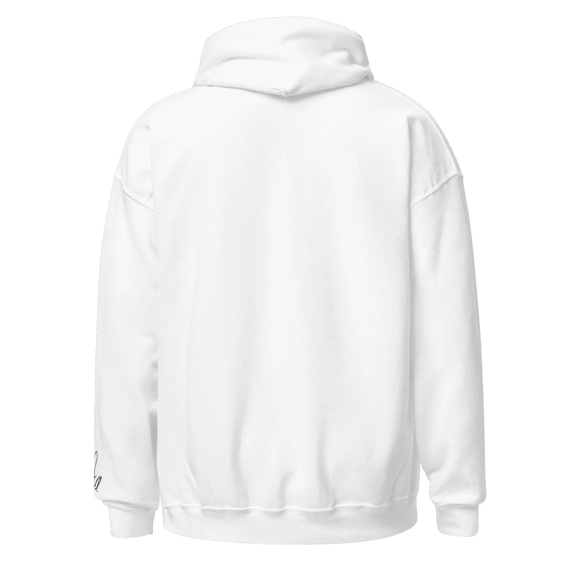 Sweat – La passe<br>Blanc & Broderie Noire – Image 3