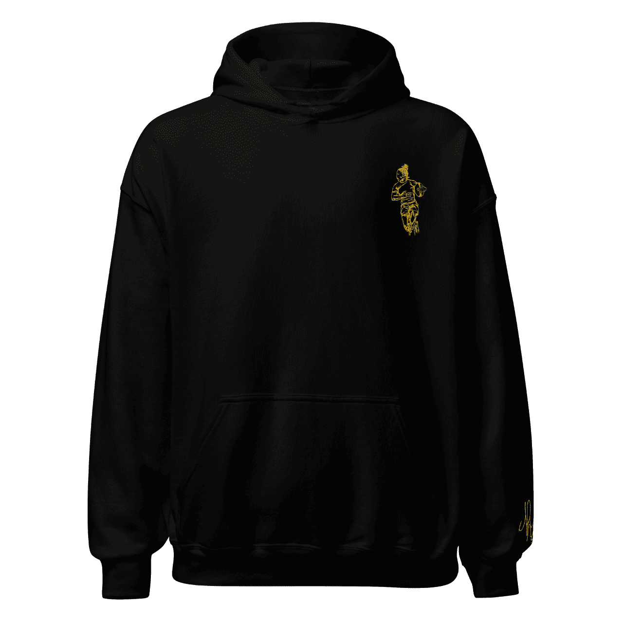 Noir & Broderie Jaune