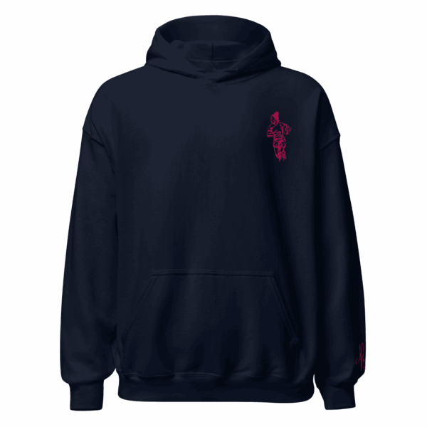 Marine & Broderie Rose