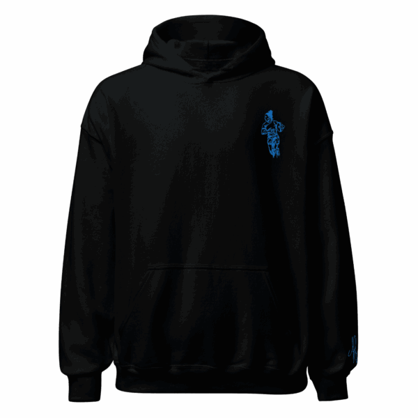 Noir & Broderie Turquoise