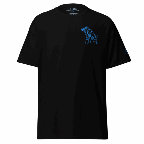 Noir & Broderie Turquoise