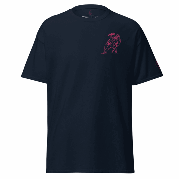 Marine & Broderie Rose