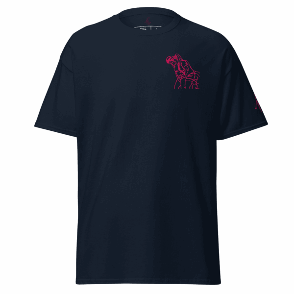 Marine & Broderie Rose