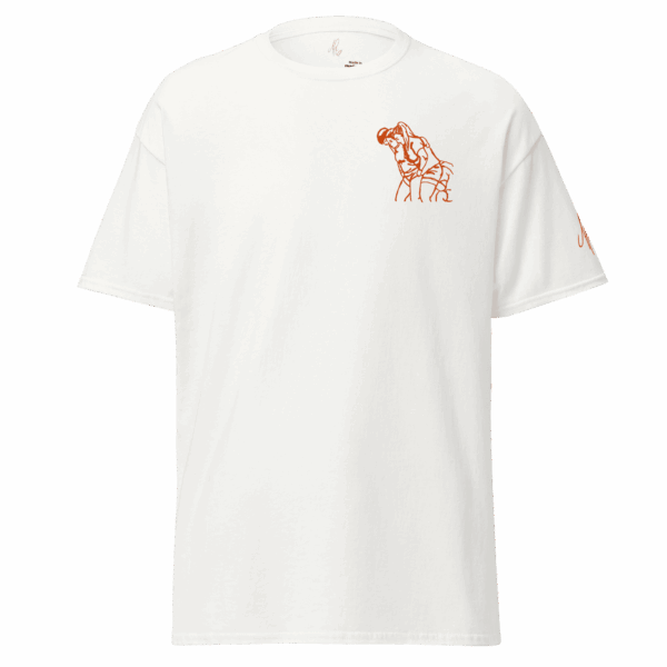 Blanc & Broderie Orange