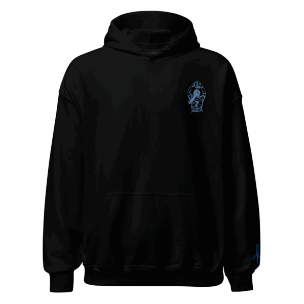 Noir & Broderie Turquoise