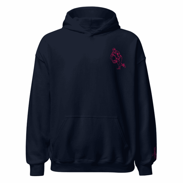 Marine & Broderie Rose