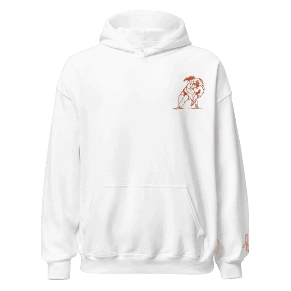 Blanc & Broderie Orange